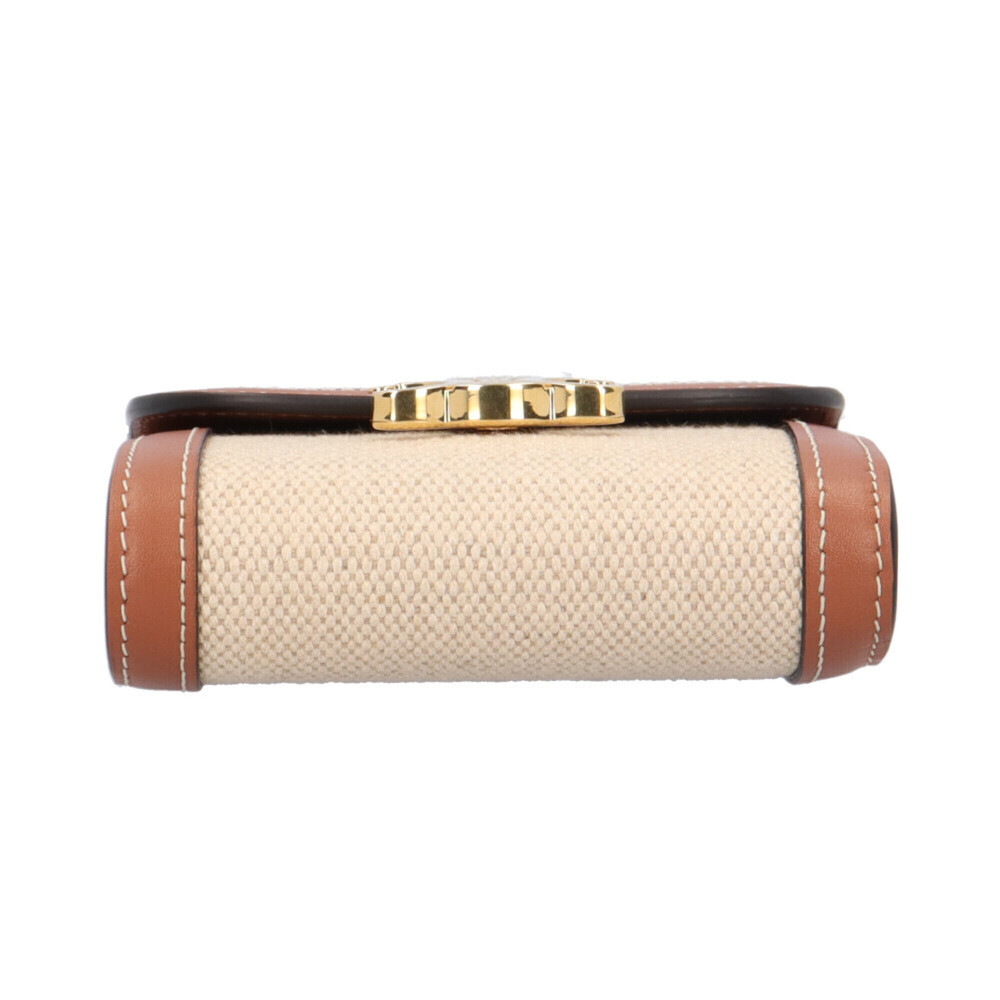 Celine Triomphe Tri-fold Wallet, Canvas 10D783, Women's, Pre-owned. - Picture 4 of 7